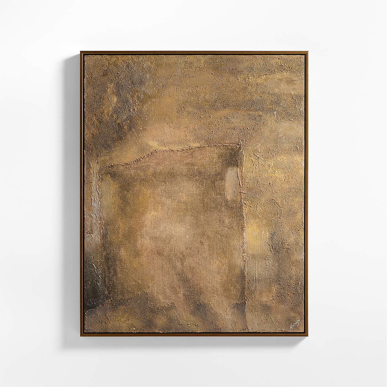 "Polita" by Ksenia Sizaya 40"x50" Framed Wall Art Print + Reviews | Crate & Barrel | Crate & Barrel