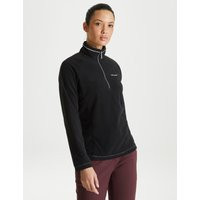 Craghoppers Women's Half Zip Funnel Neck Fleece Top - 12 - Black, Black | Marks & Spencer (UK)