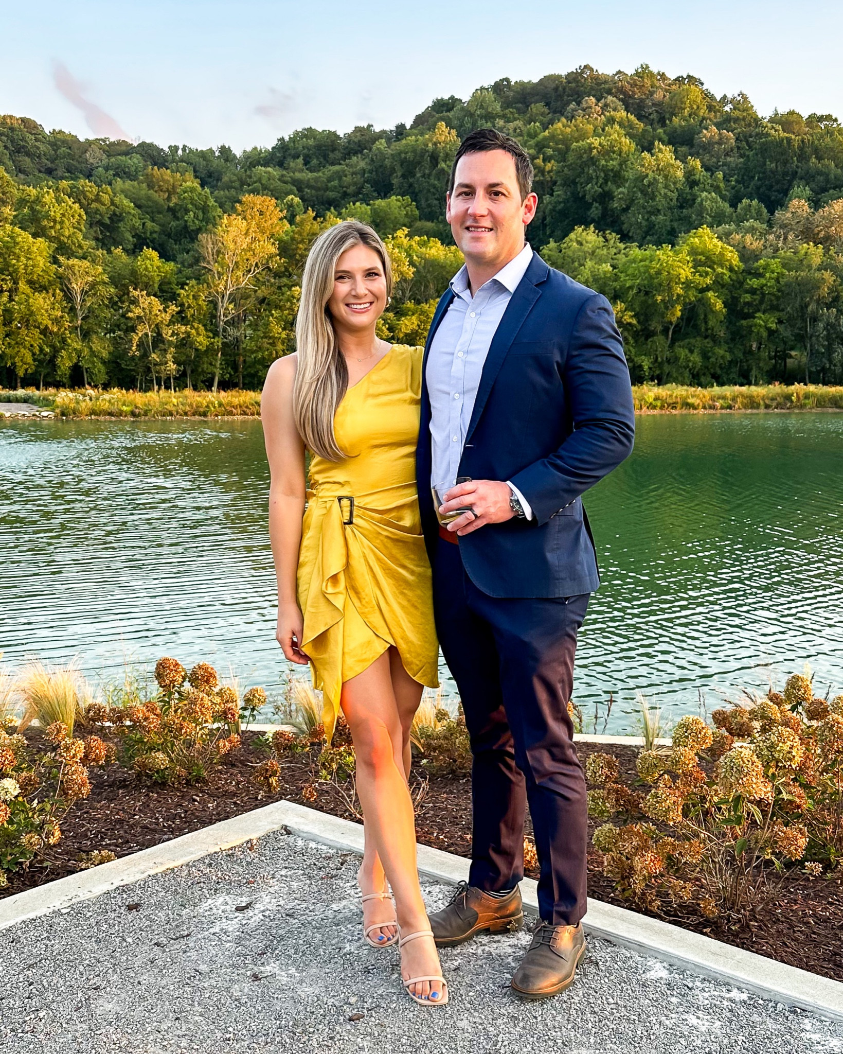 Discount blue and yellow dress for wedding guest Online Black Friday