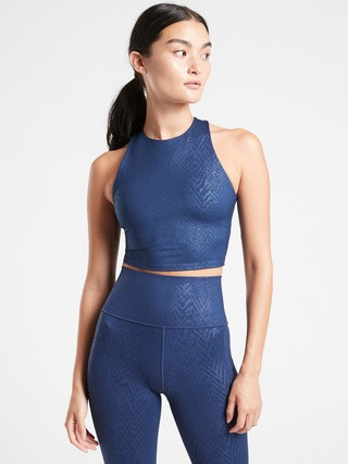 Conscious Embossed Crop A-C | Athleta