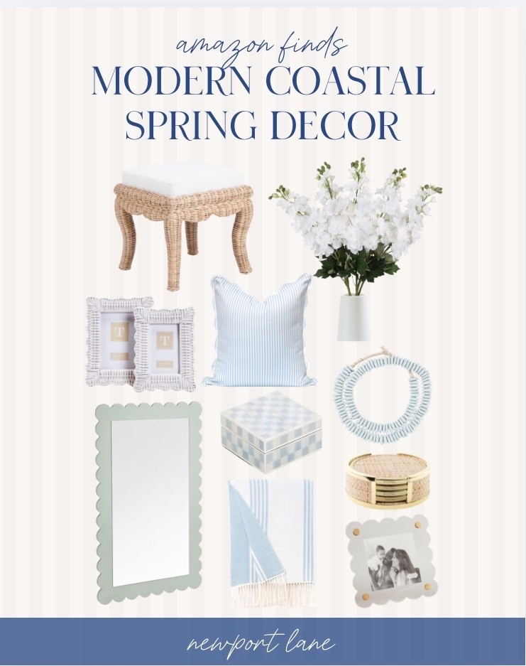My favorite coastal spring decor from Amazon brings fresh blue and white accents, natural textures, and beachy vibes to every room. I love how these spring home finds make the space feel bright, breezy, and designer-inspired for the new season. 



#LTKU #LTKHome #LTKSaleAlert