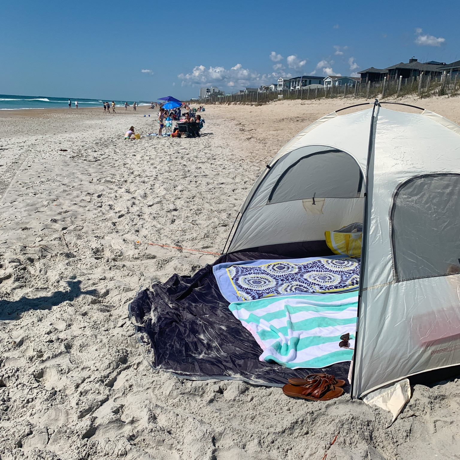 The BEST beach tent for only $40! 
Bought 2 years ago & it has held up wonderfully! Comes in other colors too!
Could put the tent up by yourself (I have) but having a second person definitely helps!
I wanted a beach tent I could zip up completely (in case someone ever needed to change and there was no changing room/ladies room nearby) 

Can lay out completely and zipped up if under about 6’1”!



#amazon #beachtent #beachessentials #beachmusthaves #amazonfinds #amazonmusthaves #amazonitemsyoumightjustneed

#LTKSeasonal #LTKFind #LTKunder50