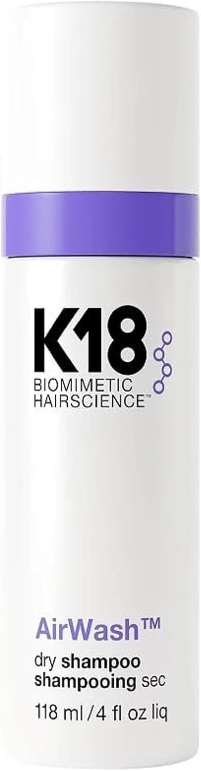 K18 AirWash Dry Shampoo, Non-Aerosol, Balances Scalp & Controls Excess Oil Production | Amazon (UK)