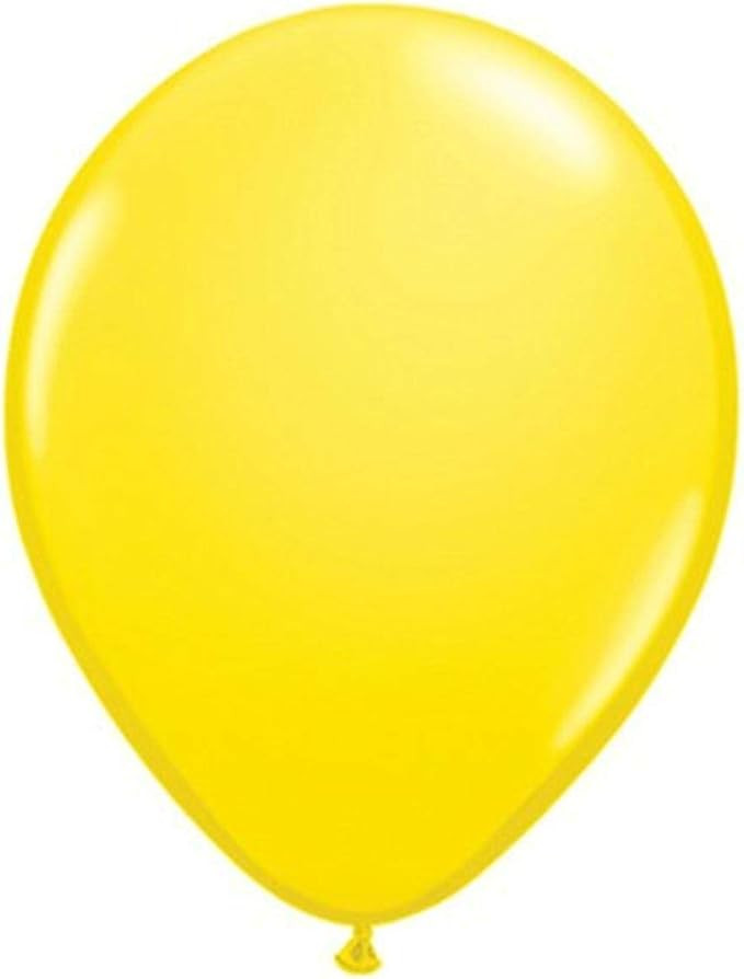 Qualatex 43609 Yellow Latex Balloons, 5", Yellow, Pack of 100 | Amazon (US)