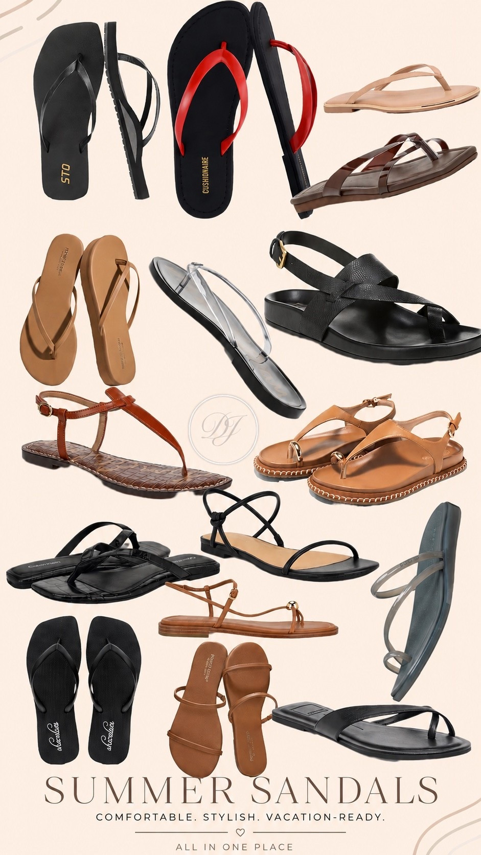 Simple sandals, but they make the outfit 🤎

The easiest way to add a little something extra to your summer looks without sacrificing comfort. From classic flip flops to strappy sandals. ✨

Linked all my favorites for you!

#LTKSeasonal