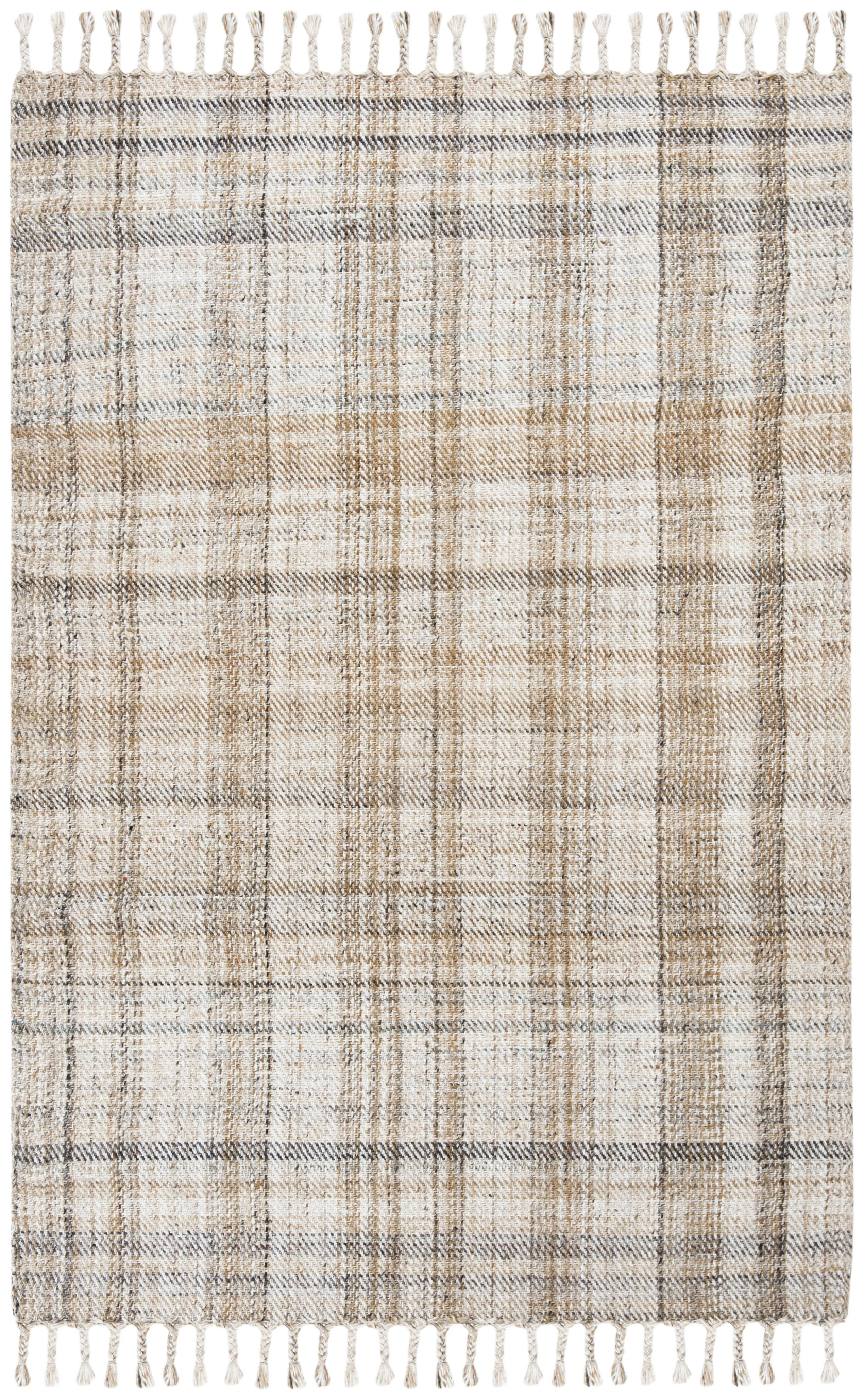 Jahi Lauren Ralph Lauren Hand Loomed Pet Yarn/Cotton Plaid Rug in Autumn | Wayfair North America