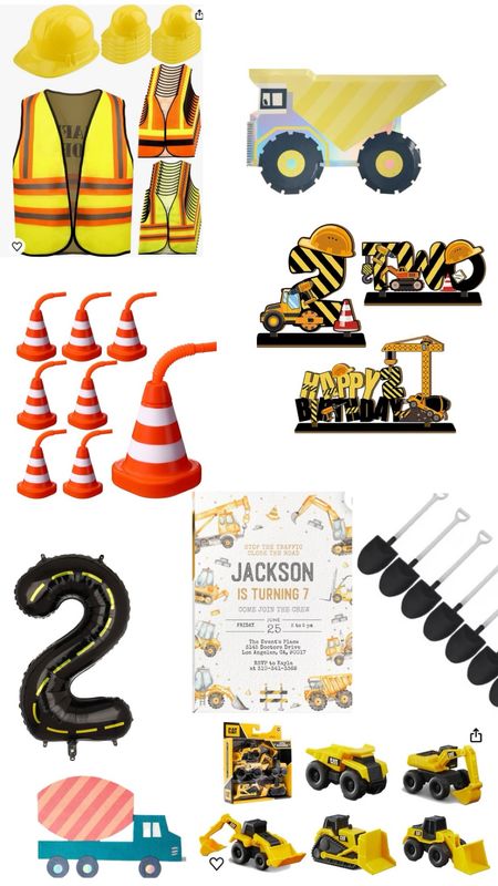 Planning a construction themed bday party? Here are a few of our inspirational ideas! 

#LTKparties #LTKfamily #LTKkids