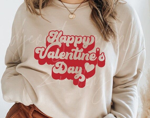 Retro Valentines Day Sweatshirt / Valentines Day Sweatshirt / | Etsy | Etsy (US)