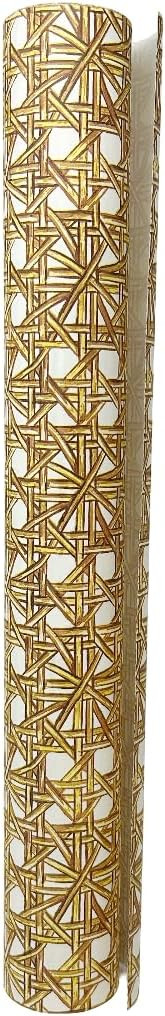 Rattan Weave Paper Table Runner Roll - Disposable Runner for Parties or Weddings - 20 Inches Wide... | Amazon (US)