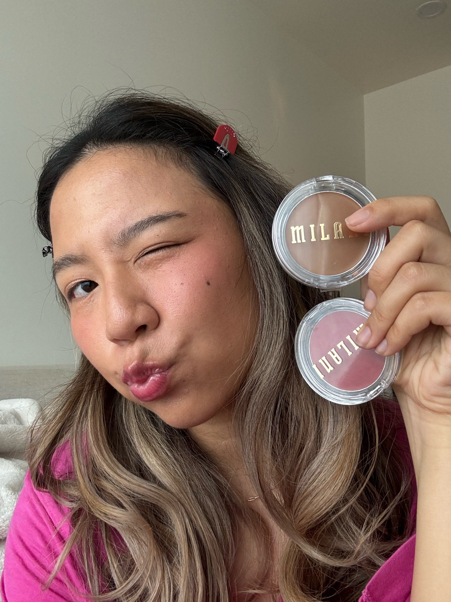 glowy & bronze-y is my energy for 2024 hbu?#AD @milanicosmtics @target cheek kiss bronzers 🤎🩷   #milanicosmetics #target #grwmilani #targetpartner #blushlayering



#LTKbeauty