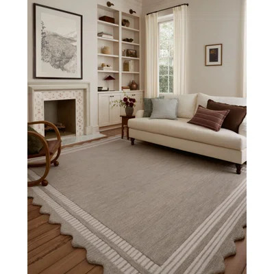 Chris Loves Julia x Loloi Scottie Fog / Ivory Area Rug | Wayfair North America