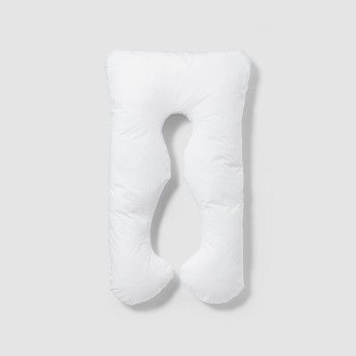 U Shaped Pregnancy Support Body Pillow White - Made By Design™ | Target