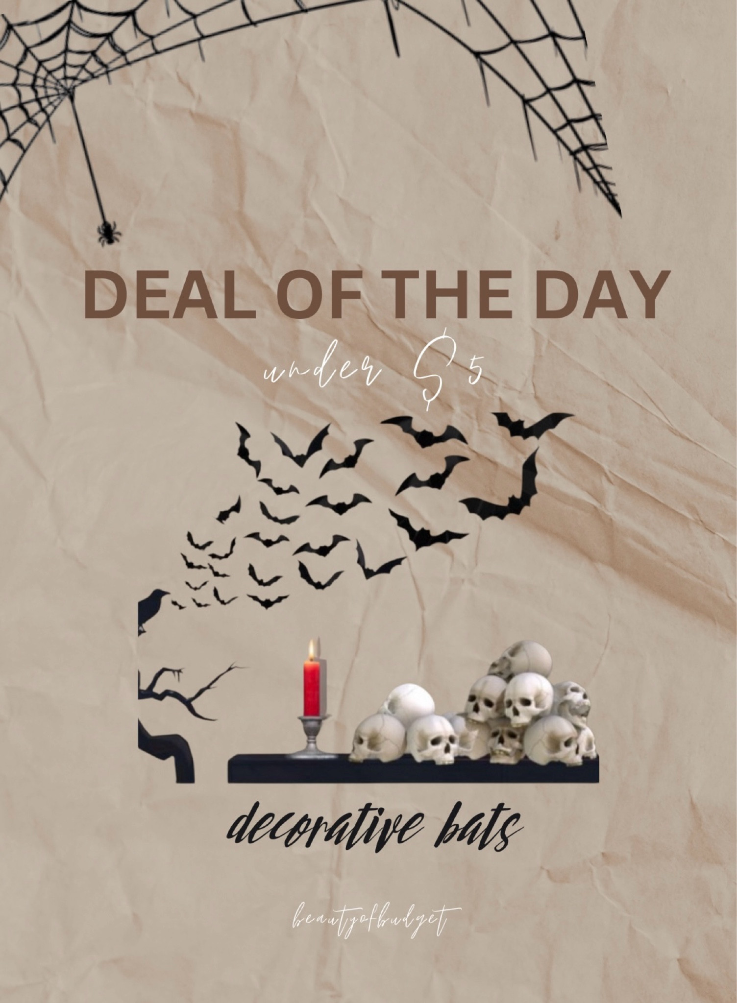 Decorative bats under $5! Plus free shipping


Halloween 
Decorating the house
Fall decor
Home decor

#LTKSeasonal #LTKSaleAlert #LTKHome