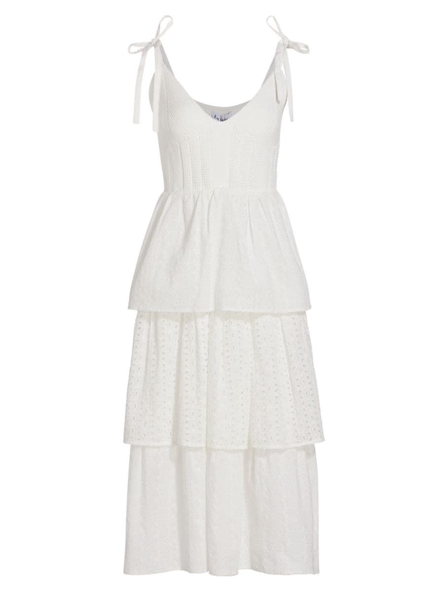 Croix Tiered Midi Dress | Saks Fifth Avenue