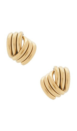 Heaven Mayhem Clove Stud Earrings in Metallic Gold. | Revolve Clothing (Global)