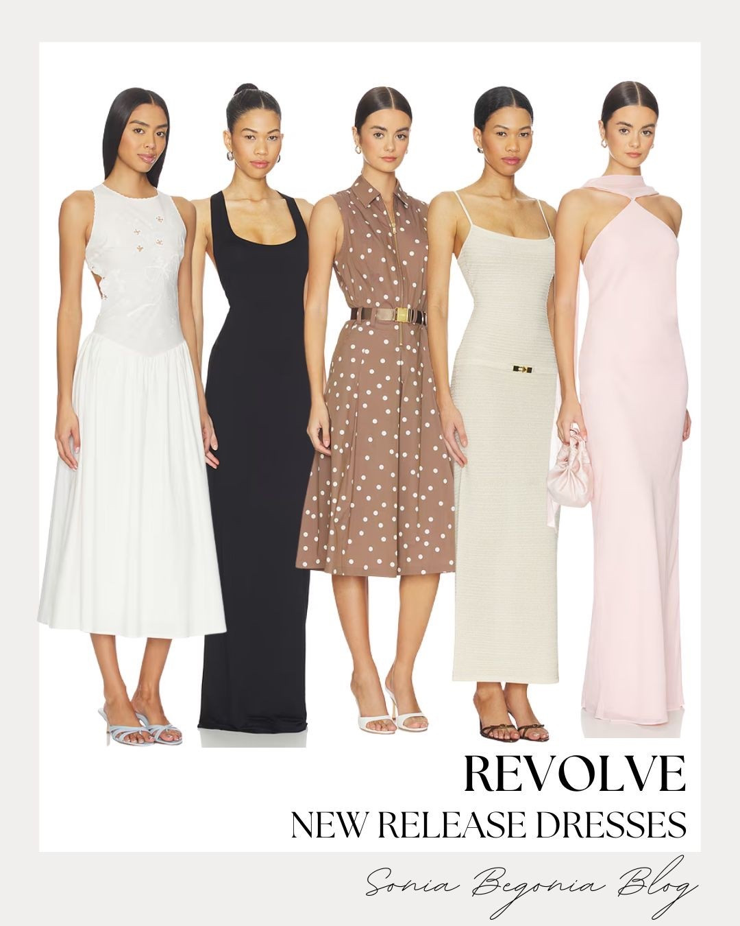 Sophisticated Revolve Finds ✨

I am obsessed with the elegant silhouettes in this new release! This collection features everything from a classic black maxi to a charming polka dot shirt dress. The white midi with delicate side cut-outs is such a dreamy option for a spring brunch or a garden party. 🌸

The neutral palette of cream, tan, and soft pink makes these pieces so timeless and easy to accessorize. I love the minimalist feel of the column dresses, especially when paired with understated gold jewelry and a chic mule. It’s all about those clean, polished lines. 🕊️

These dresses are the perfect addition to a curated wardrobe. ✨

#Revolve #ClassicStyle #MinimalistFashion #SpringOutfits #ChicDesign #StyleInspo

#LTKspring #LTKootd #LTKWedding