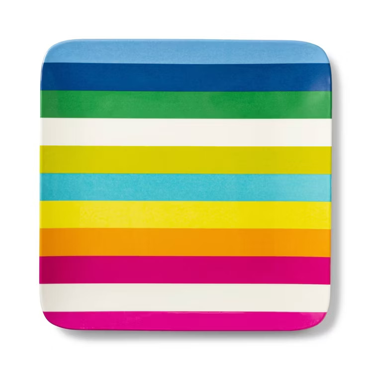 10.5" Melamine Striped Dinner Plate - Tabitha Brown for Target | Target