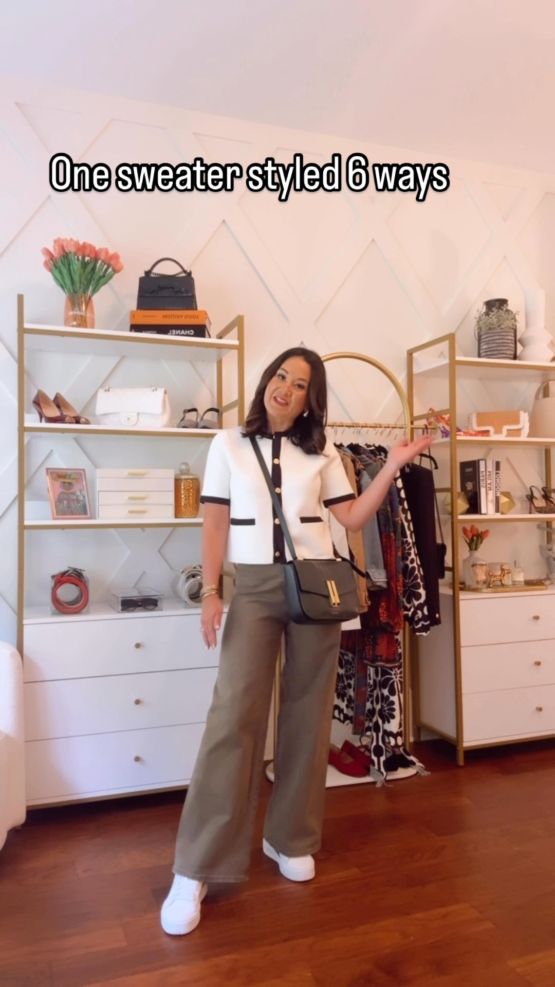 One cardigan from our capsule styled 6 ways for fall - work outfit ideas - fashion over 40 - use code suiteaf for an additional 15% off at Abercrombie and use code blair40 for $40
Off my sling back heels from Ally shoes 