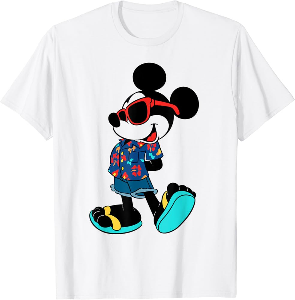 Disney Mickey Mouse Summer Style T-Shirt | Amazon (US)