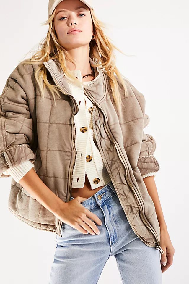 Dolman Quilted Knit Jacket | Free People (Global - UK&FR Excluded)