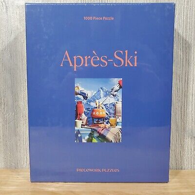 Piecework Apres Ski 1000pc Jigsaw Puzzle 19.25" x 26.6" Carl Ostberg New Sealed  | eBay | eBay US