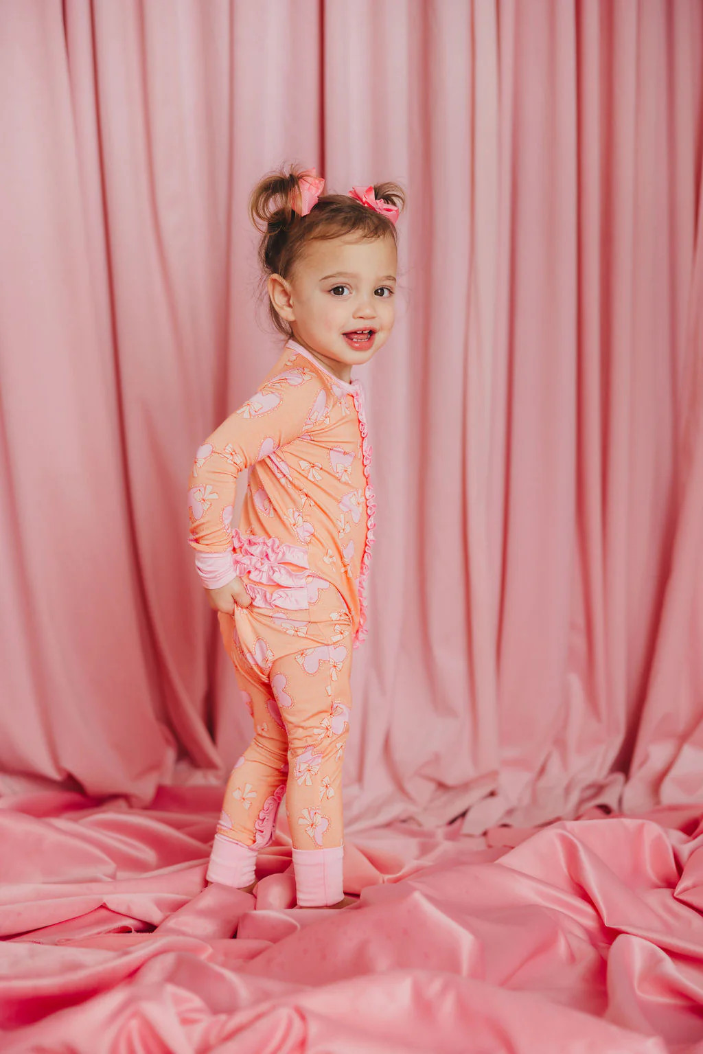 Sweetheart Ruffle Sleep Onesie | Tiny Talulah | Talulah