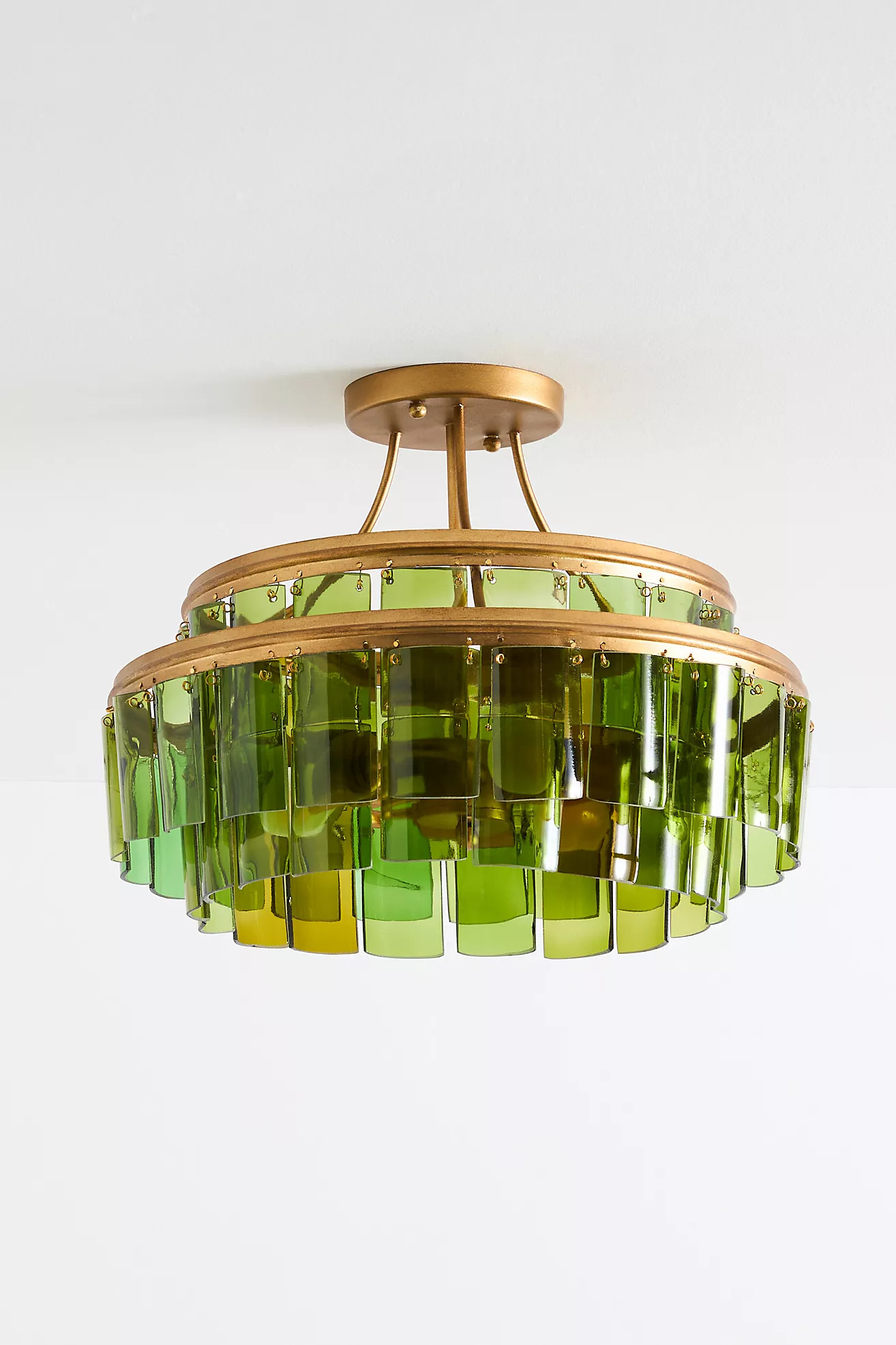 Currey & Company Vintner Glass Semi-Flush Mount | Anthropologie (US)