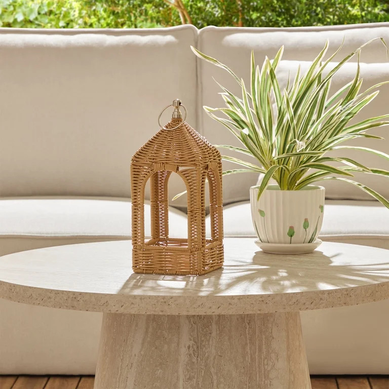 Rattan Lantern, 12", by My Texas House | Walmart (US)