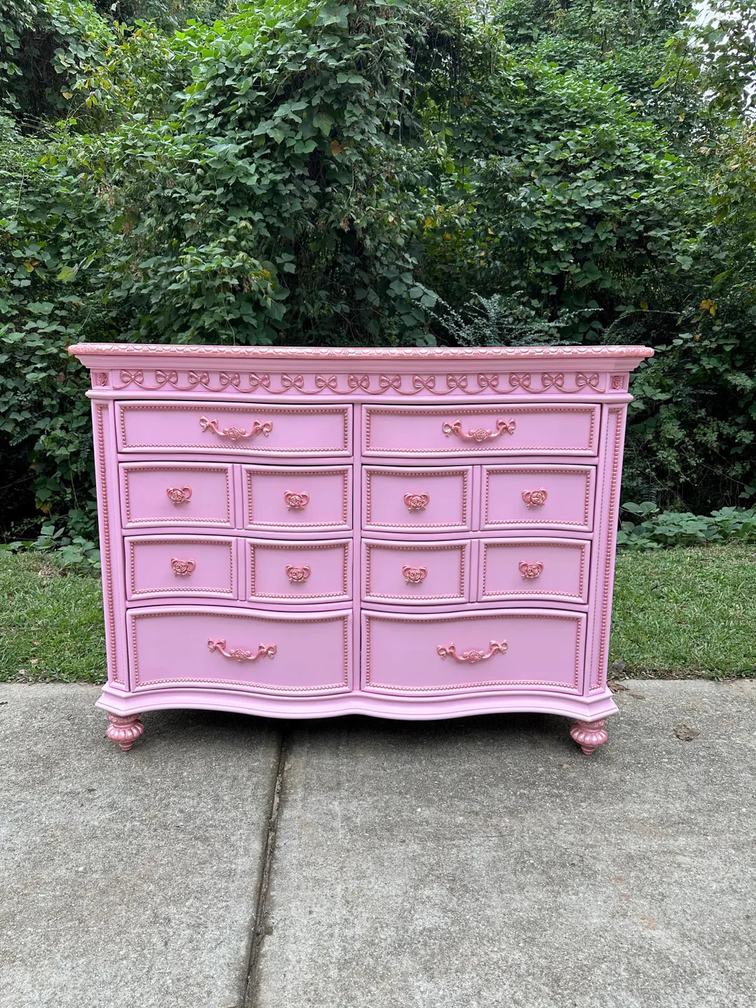 Disney Princess Fairytale Pink 8 Drawer Dresser - Etsy | Etsy (US)