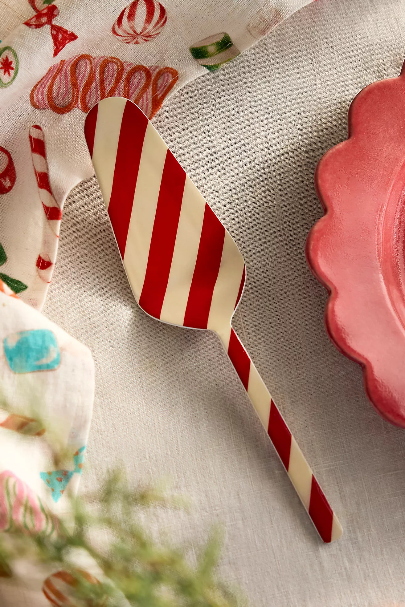 Terrain Candy Cane Cake Server | Anthropologie (US)