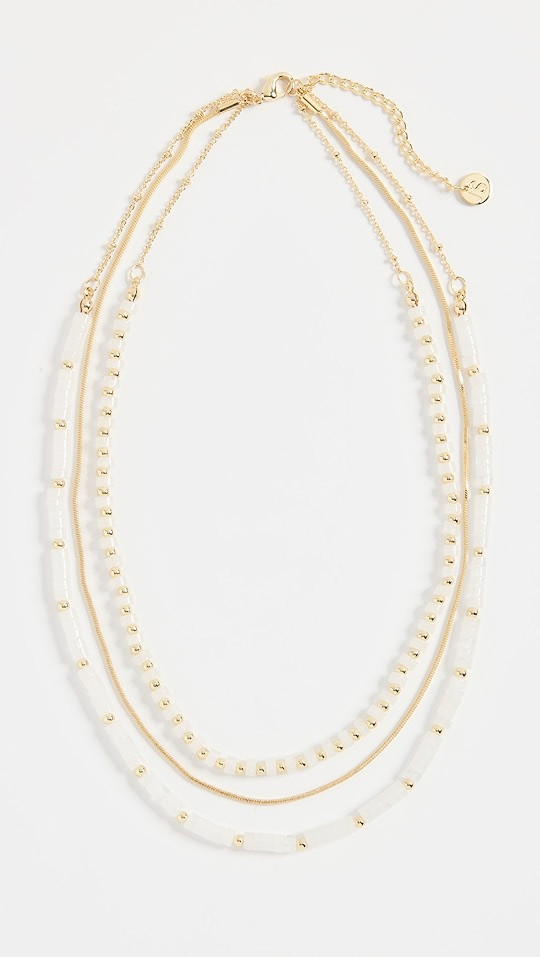 Jules Smith Stone Disc Layered Necklace | SHOPBOP | Shopbop