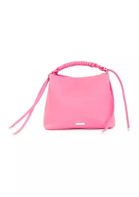 Woven Chain Top Handle Bucket Bag | Belk