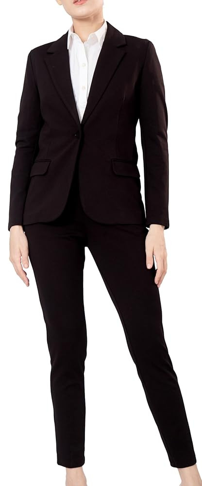 Marycrafts Women's Business Blazer Pant Suit Set for Work | Amazon (US)