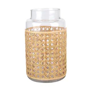 8.5" Cane Wrapped Glass Vase by Ashland® | Michaels Stores