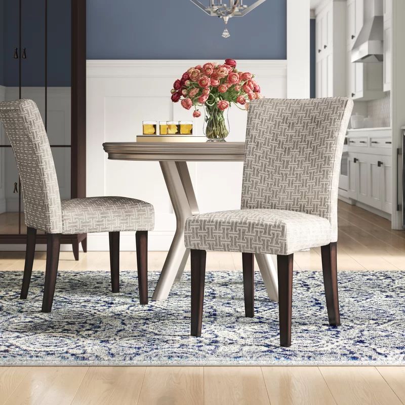 Sture Link Print Upholstered Dining Chair | Wayfair North America