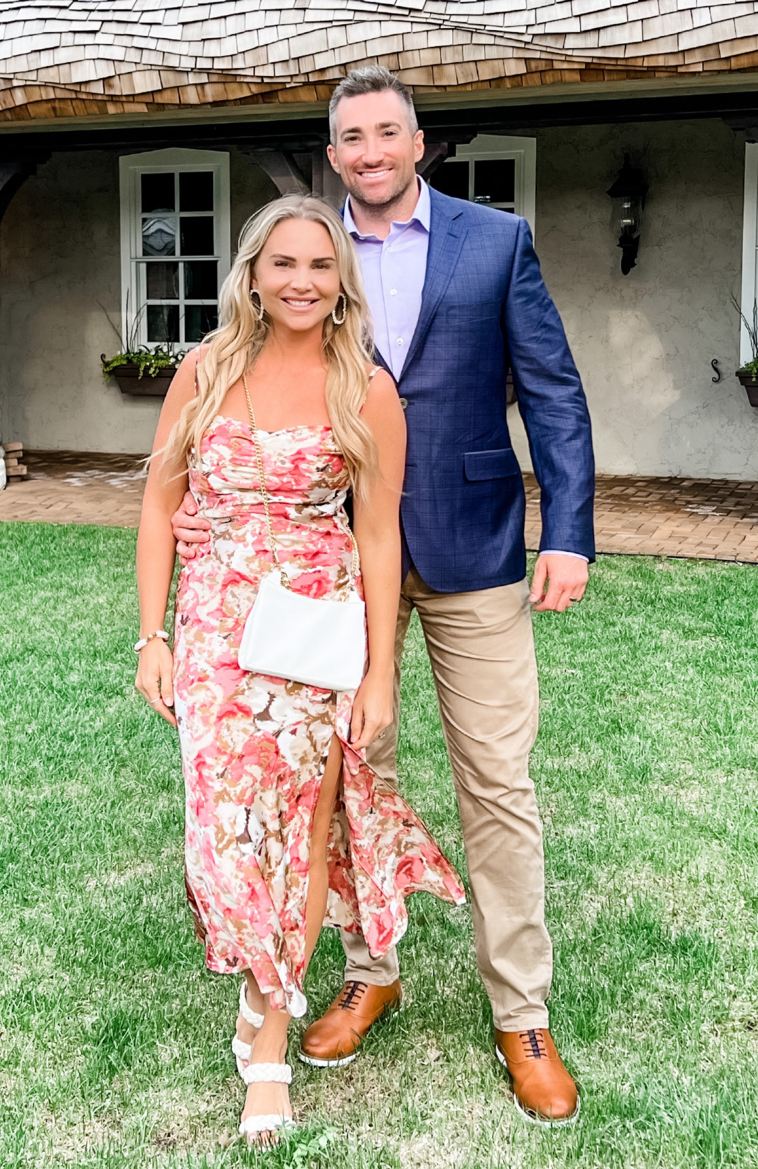 Wedding guest dress, cocktail dress, going out, date night, spring summer dress, cream heels, earrings, Amazon, Vici, Target. Silk dress, floral dress. 

#LTKunder50 #LTKstyletip #LTKshoecrush