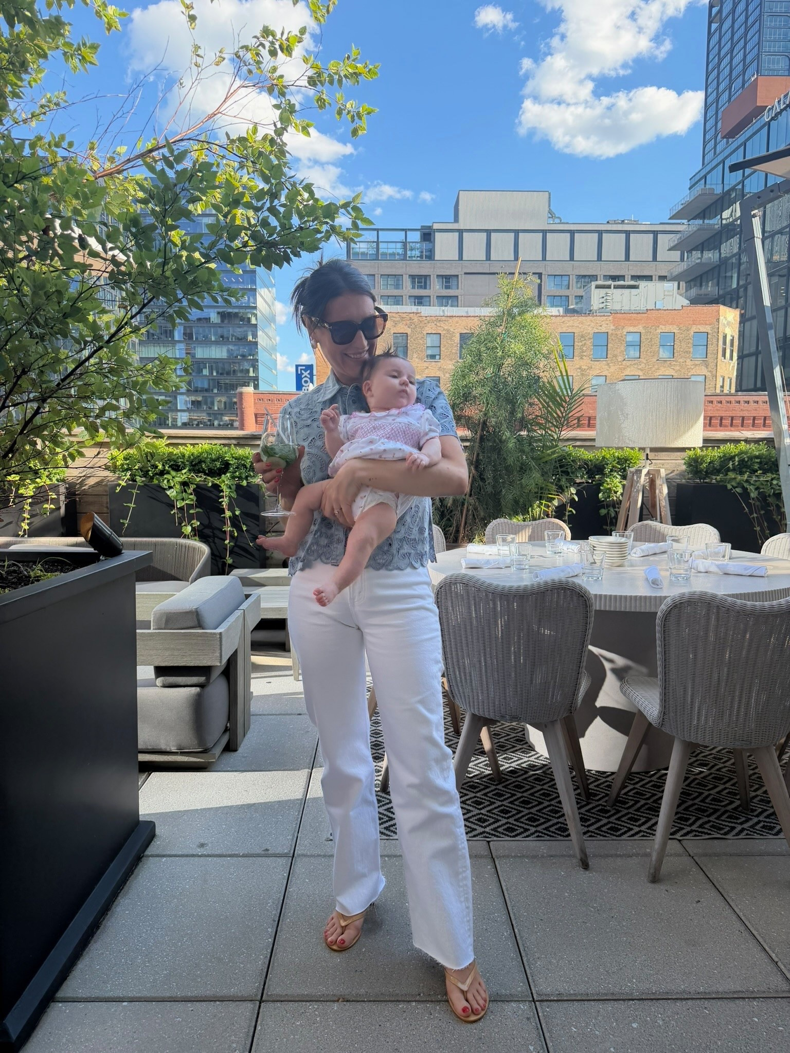 Weekend OOTD for summer in Chi! Linking similars for baby girls outfit

#LTKmomlife #LTKBaby