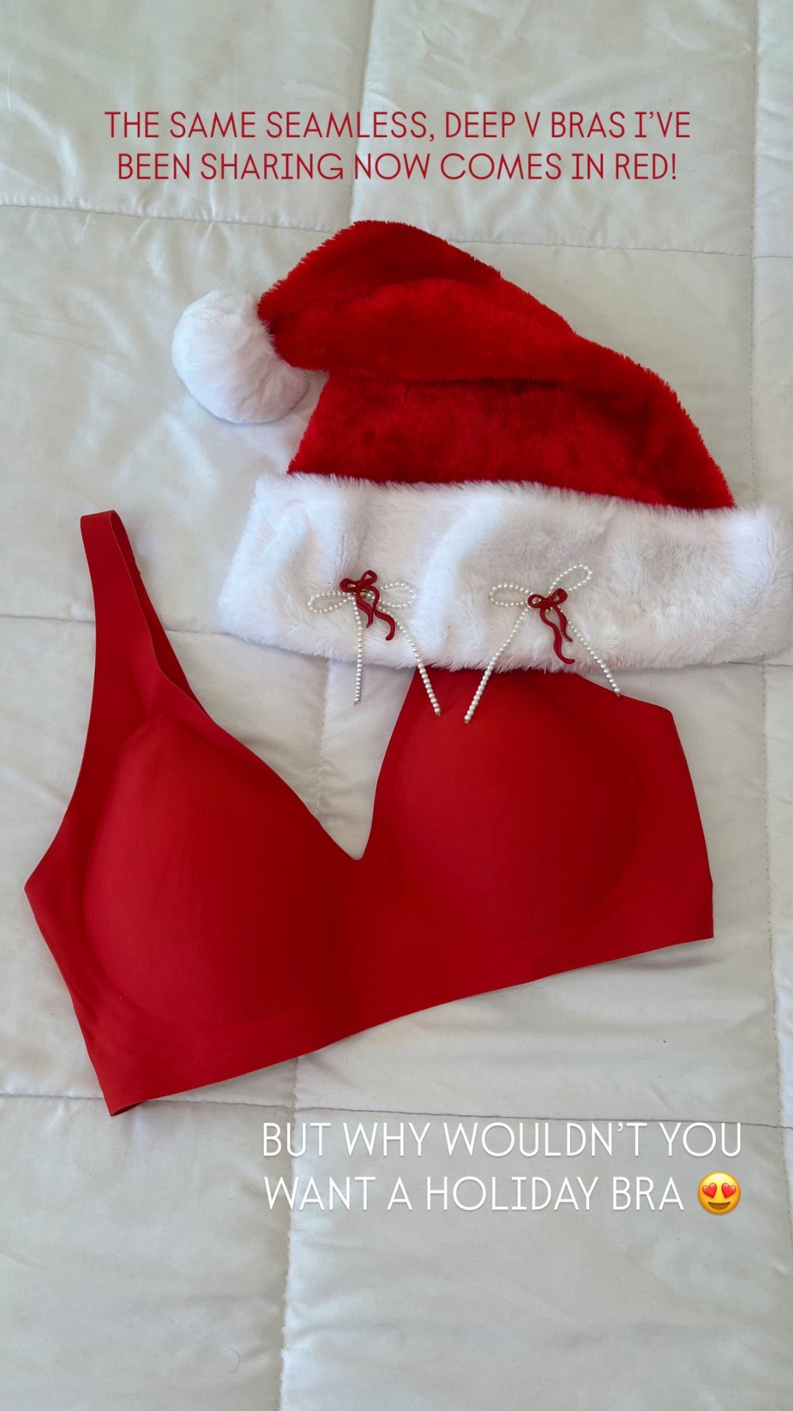 Holiday bra! 

#LTKselfcare #LTKFindsUnder50 #LTKHoliday