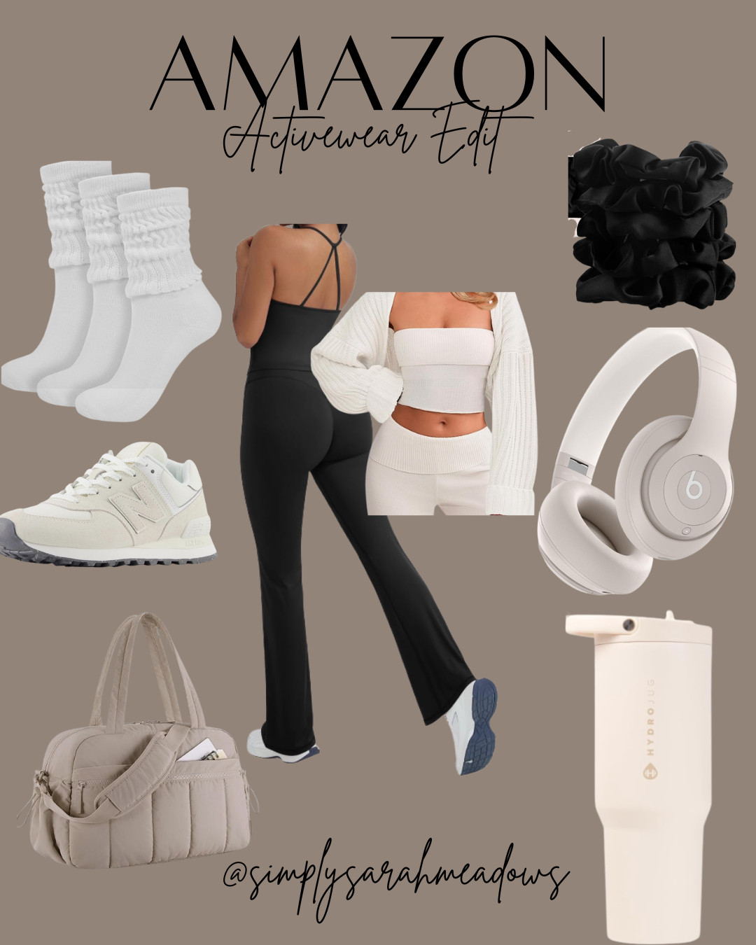 Level up your workout wardrobe with these cozy yet stylish Amazon picks! From leggings to scrunchies, get ready to hit the gym in style. Shop my store for more @simplysarahmeadows #workoutwear #amazonfinds 

 #LTKfitnessgoals #LTKActive #LTKOver40