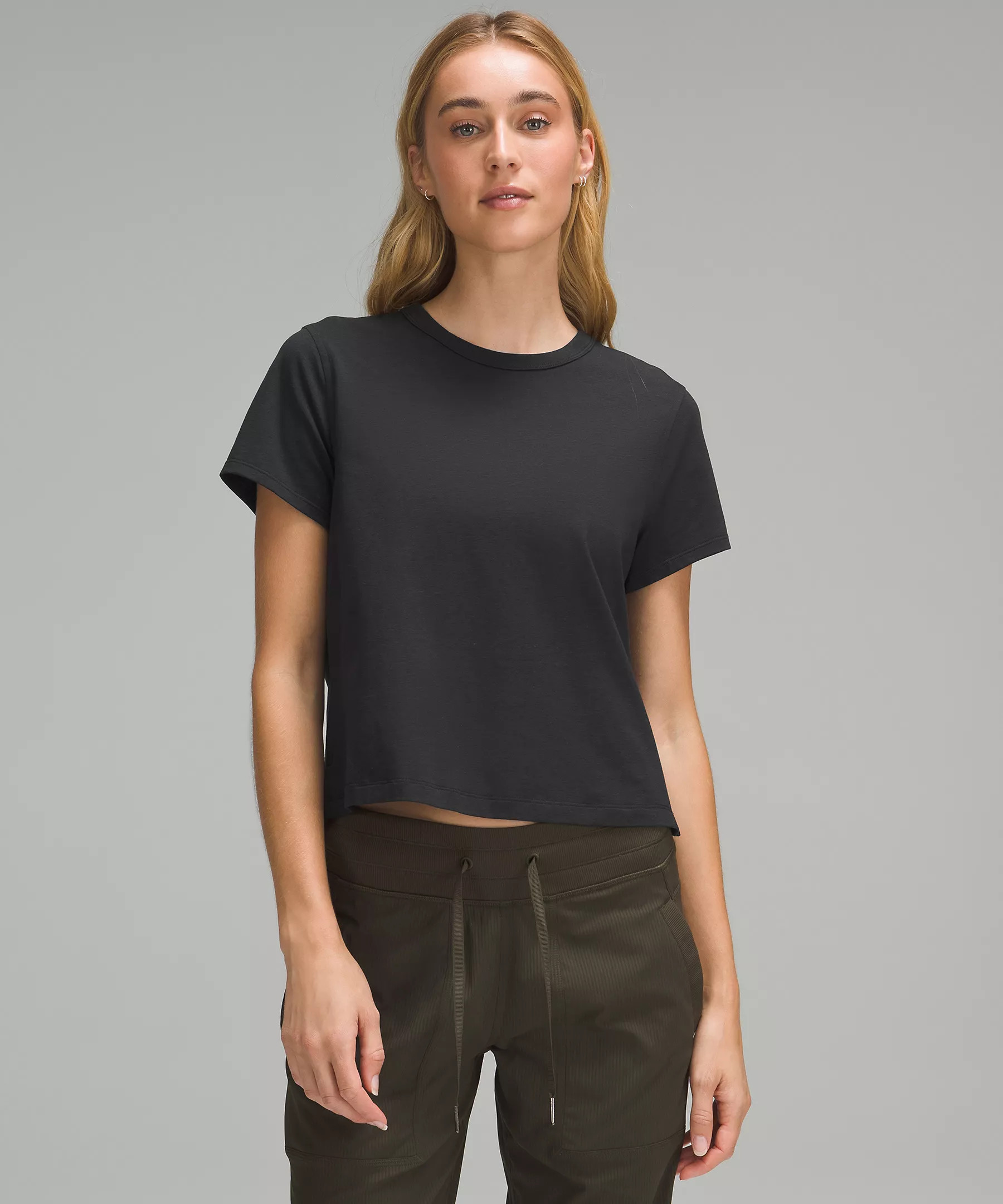 Classic-Fit Cotton-Blend T-Shirt | Women's Short Sleeve Shirts & Tee's | lululemon | Lululemon (US)