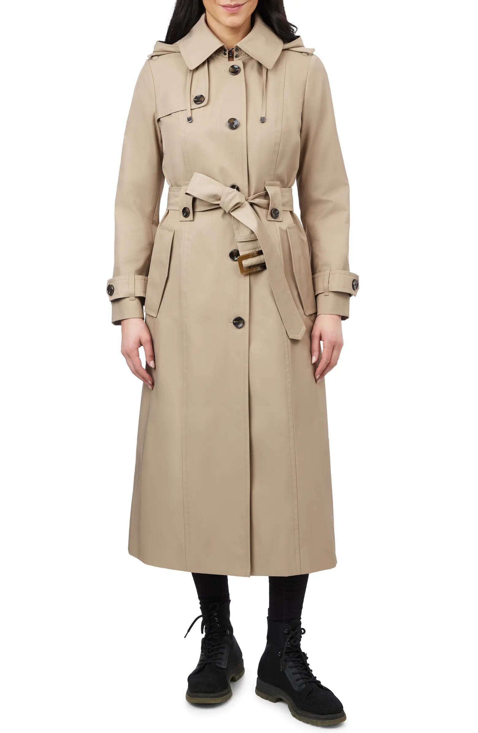 Water Resistant Belted Trench Coat | Nordstrom