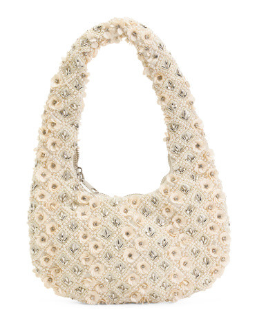 Faux Pearl Flower Shoulder Bag | Handbags | Marshalls | Marshalls