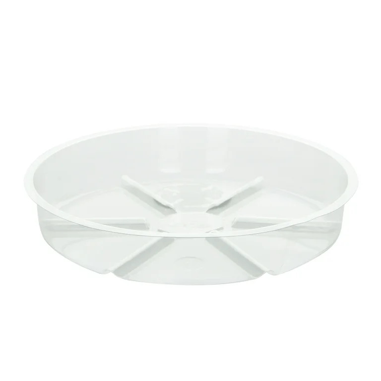 Mainstays 8" Round Clear Plastic and Vinyl Plant Saucer - Walmart.com | Walmart (US)