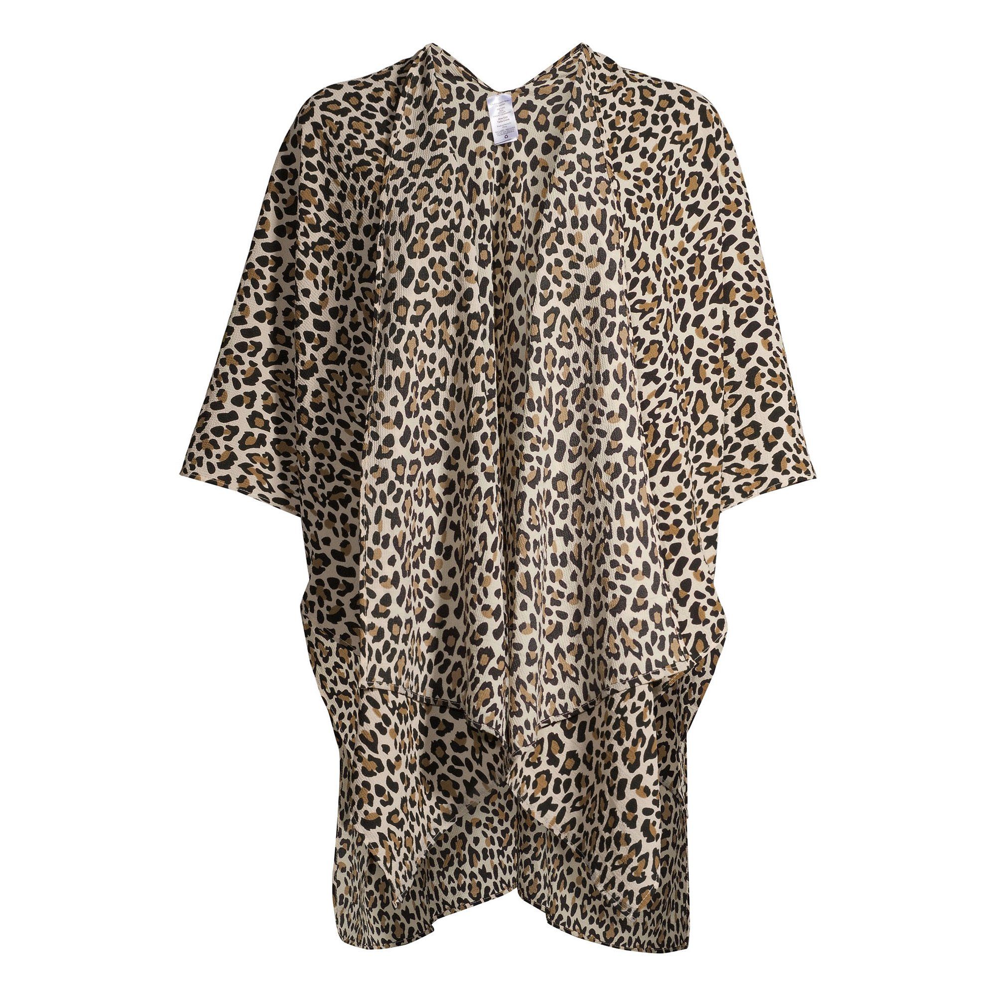 Time and Tru Women's Print Kimono | Walmart (US)