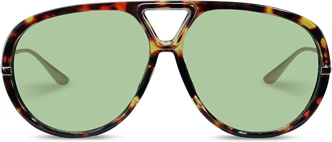 Retro Polarized Aviator Sunglasses for Women Men Oversized Classic 70s Trendy Square Sun Glasses ... | Amazon (US)