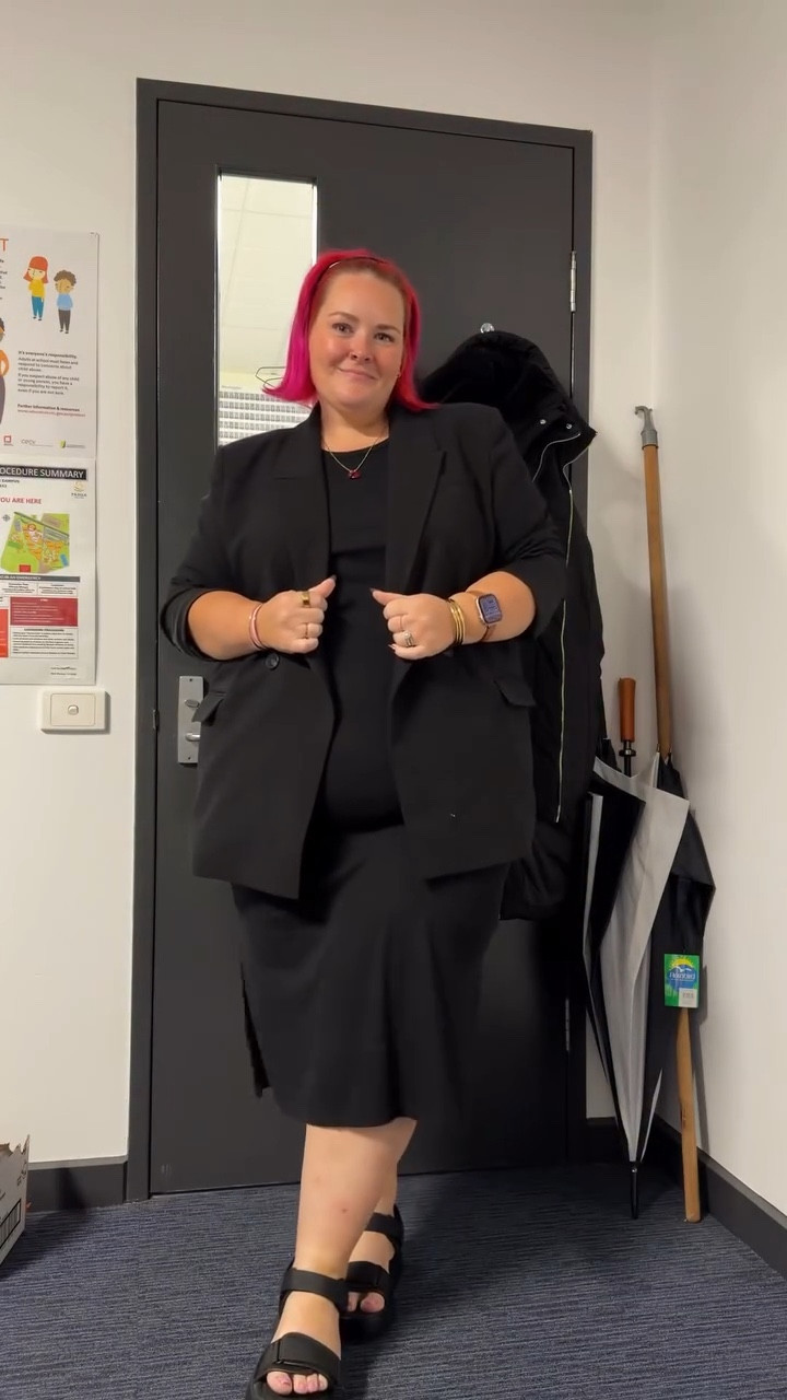 Looking put together with minimal effort is my main aesthetic these days 💁‍♀️

Shop my look 🔗 LTK in bio 

#workootd #officeootd #plussizefashion #plussizestyle