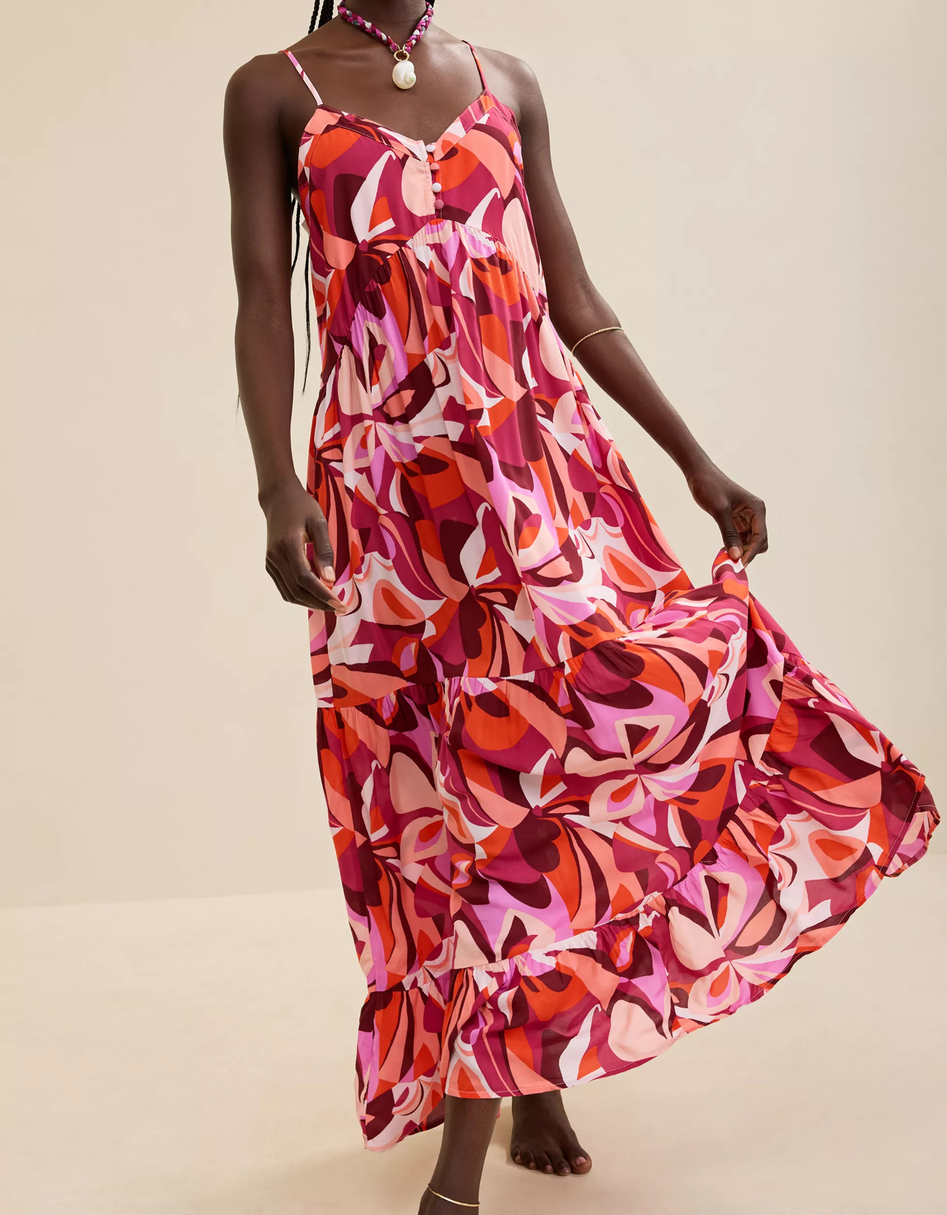 Aerie Printed Maxi Dress | Aerie