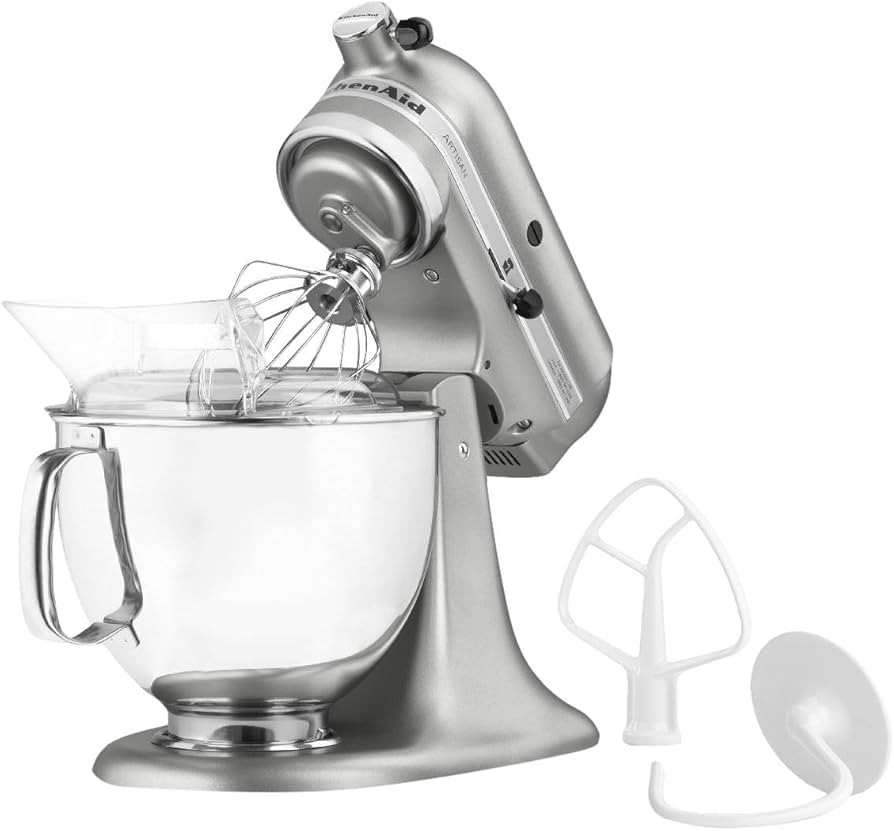 KitchenAid Artisan Series 5 Quart Tilt Head Stand Mixer with Pouring Shield KSM150PS, Contour Sil... | Amazon (US)
