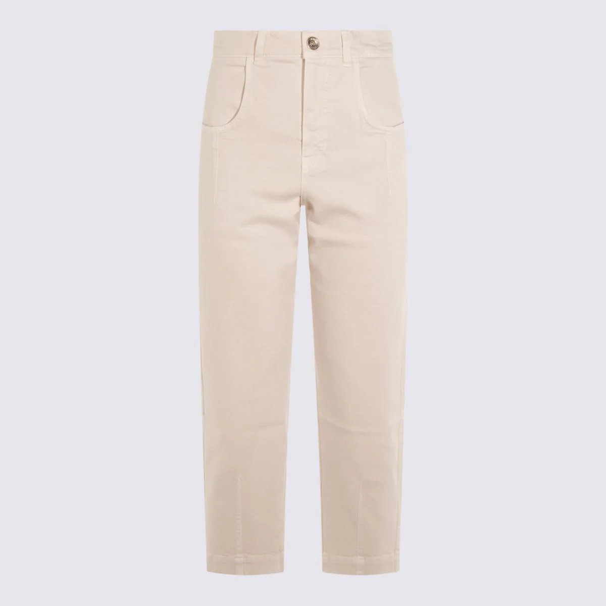 Eleventy Sand Cotton Jeans | Baltini