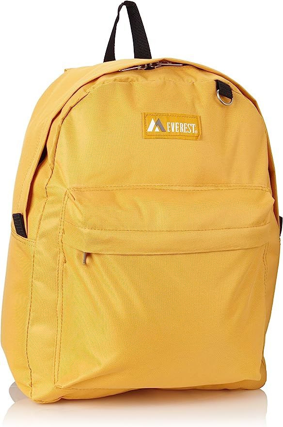 Everest Classic Backpack, Yellow, One Size | Amazon (US)